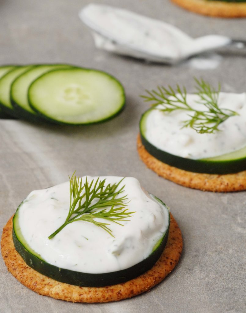 Tzatziki Cucumber Dill Crackers Alisons Allspice