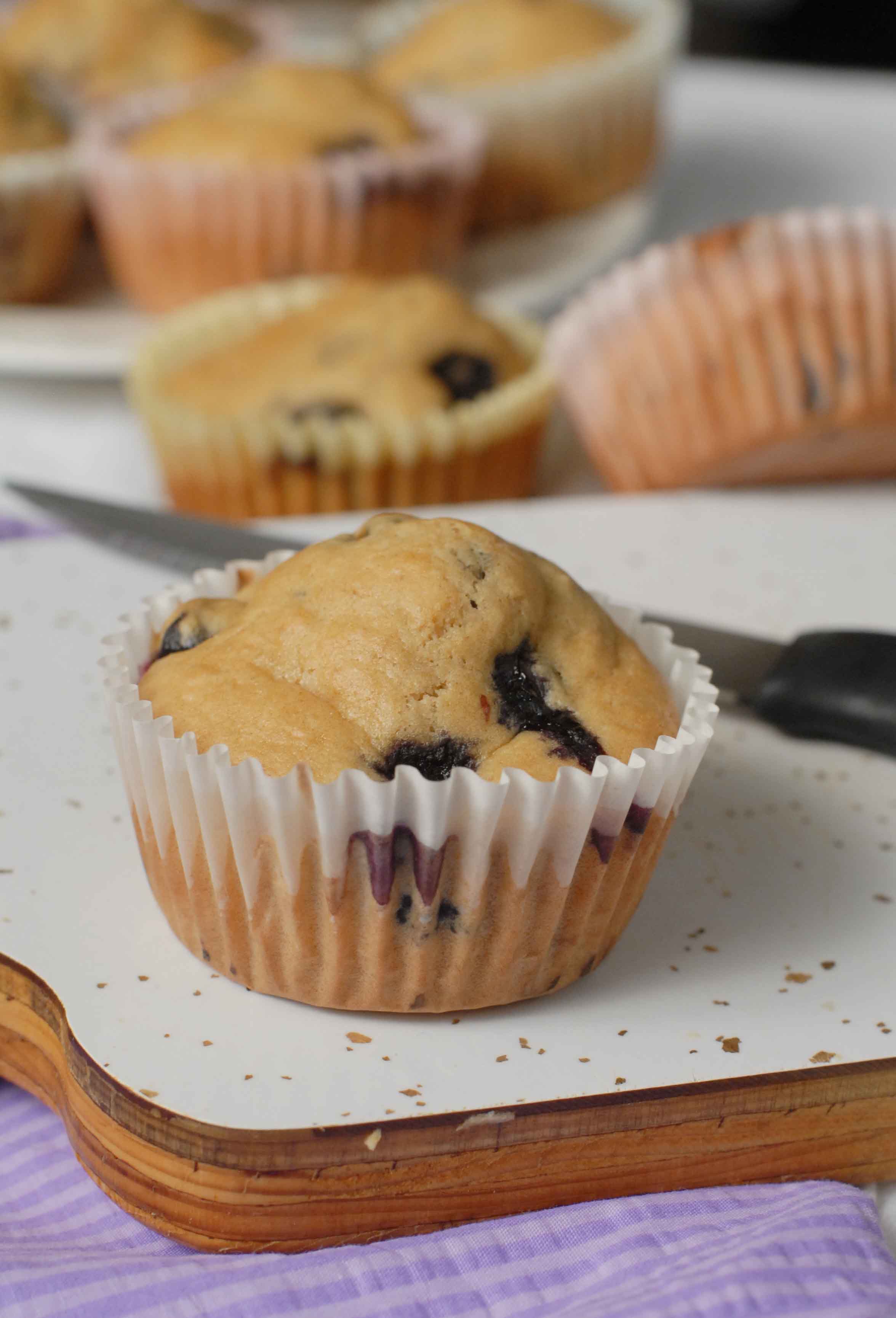 Quick Whole Wheat Blueberry Muffins - Alison's Allspice