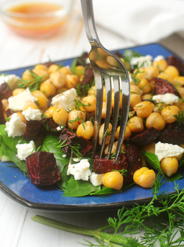 Roasted Beet And Chickpea Salad - Alison's Allspice