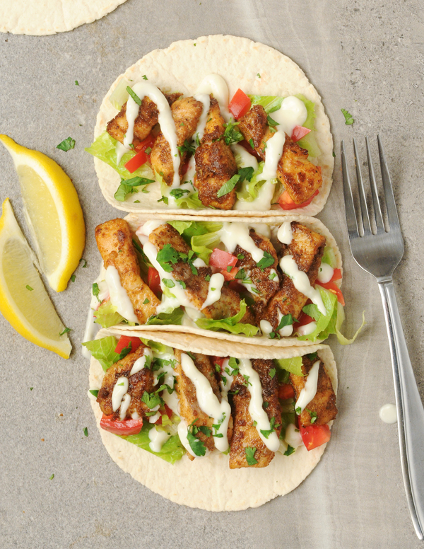 Smoky Trout Tacos with Lemon Garlic Aioli - Alison's Allspice